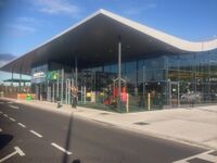 Service station.